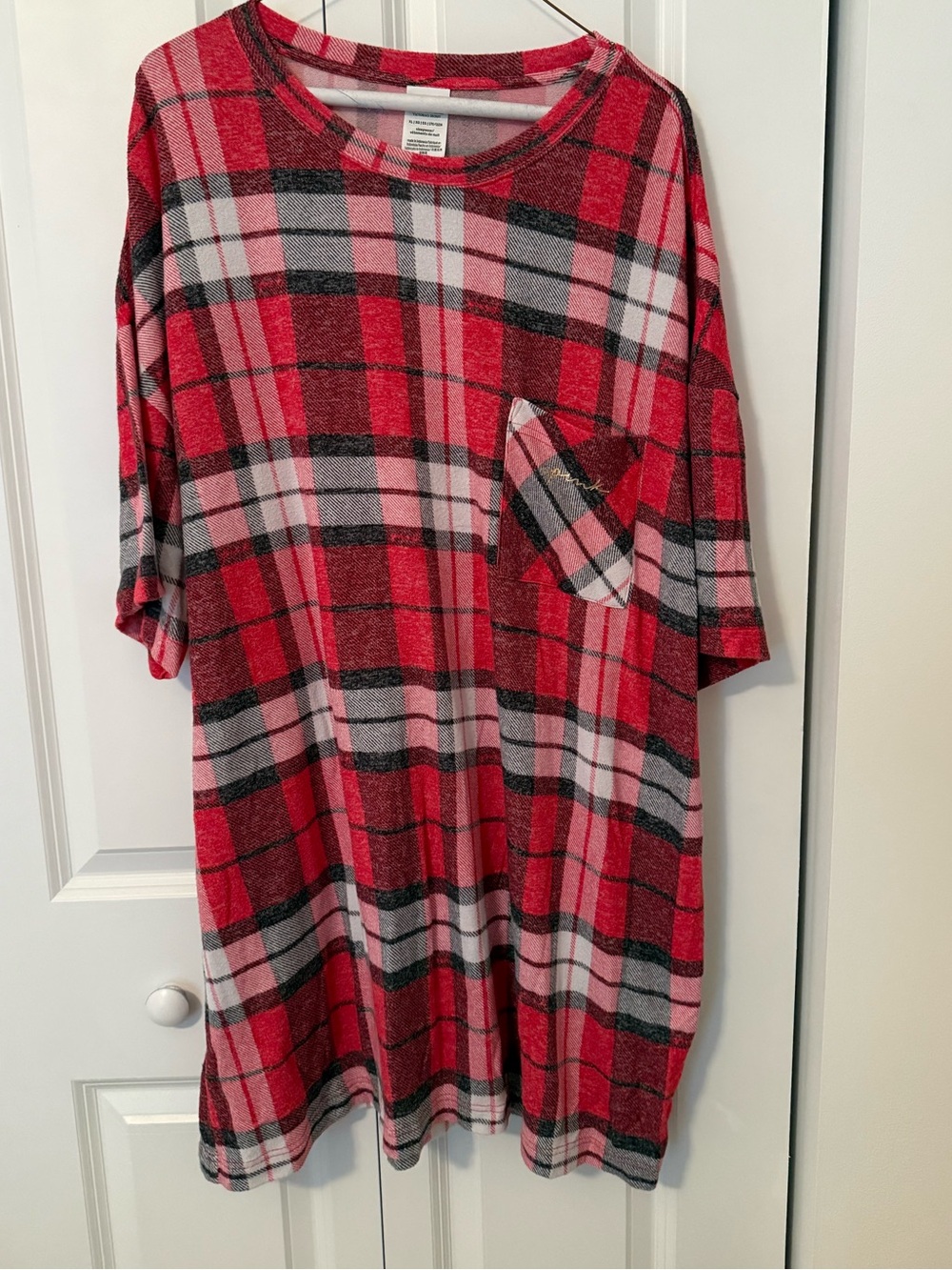VS PINK Plaid Sleepshirt
